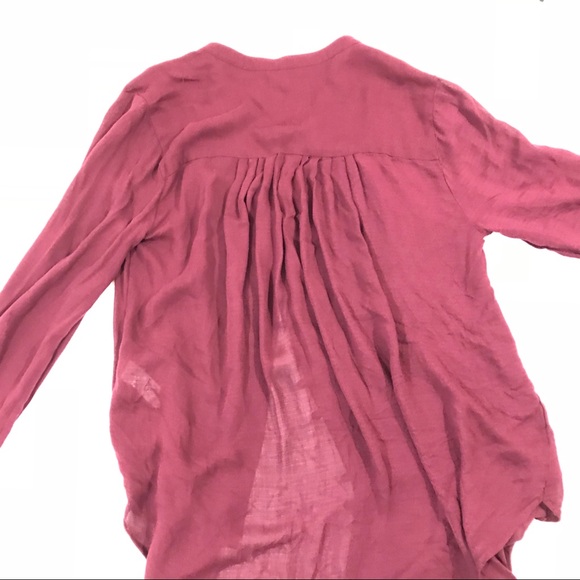 Lucky Brand Sheer L/S Top - Picture 6 of 6